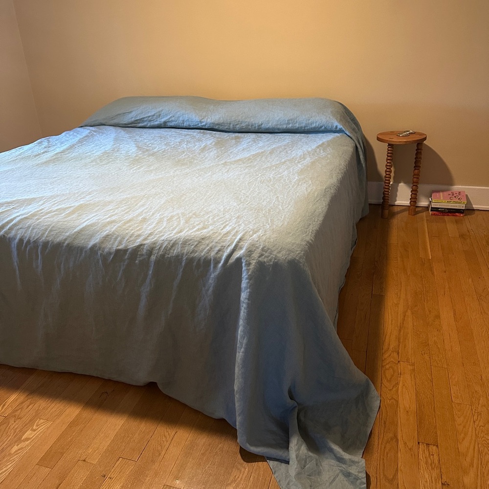 Bed Threads Coverlet in Lagoon